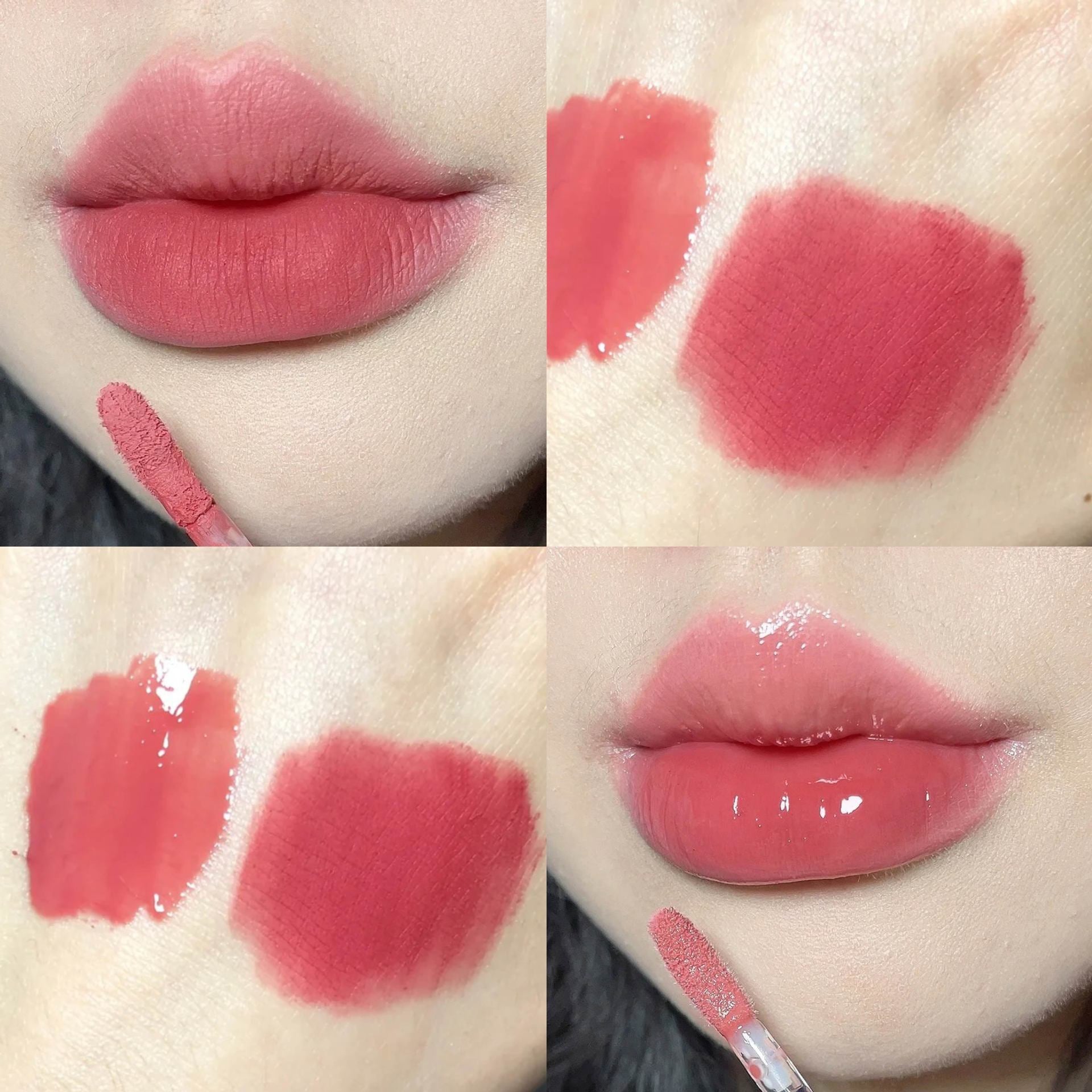 Fun Double-Ended Lip Glaze 6 Colors Matte Glaze Lip Gloss