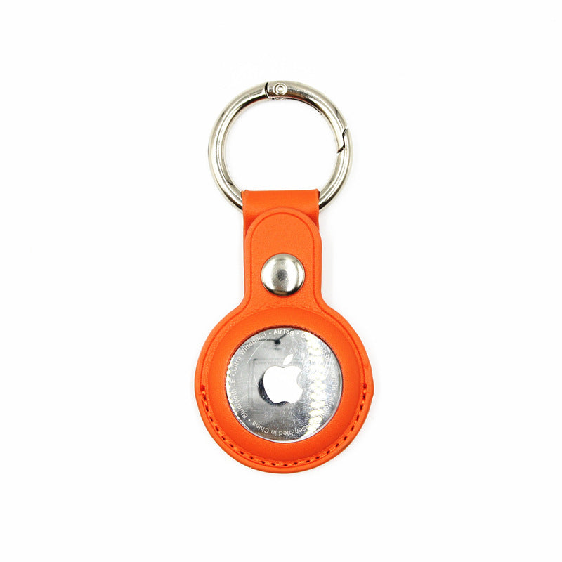 Airtag Leather Protective Case with Keychain