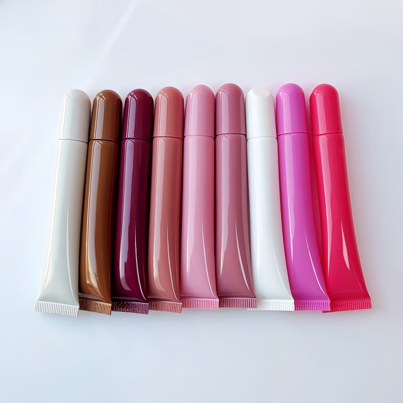Slant Cap Lip Gloss Plastic Tube 10ml