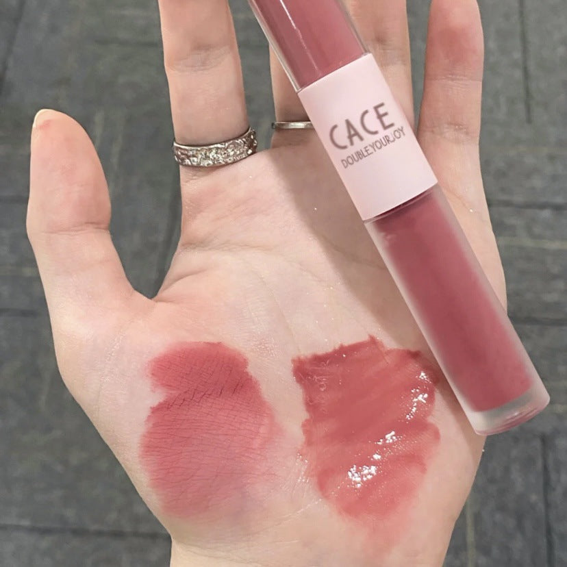 Fun Double-Ended Lip Glaze 6 Colors Matte Glaze Lip Gloss