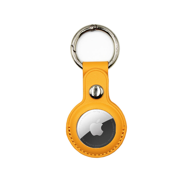 Airtag Leather Protective Case with Keychain